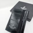 Hublot Geneve Black Crocodile Leather Magic Wallet