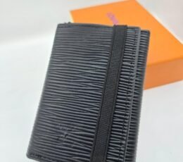 Matte Black Ripple Wallet