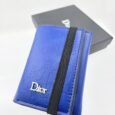 Royal Blue Embossed Elastic Wallet