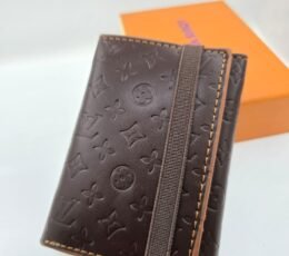 Brown Monogram Slim Elastic Wallet