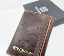 Mocha Script Embossed Wallet