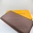 Mocha Zip Around Long Wallet