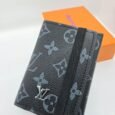 Midnight Monogram Elastic Wallet