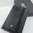 Obsidian Croc Elastic Wallet