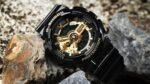 G-Shock Resin Golden Dial Analog-Digital Watch for Men - GA-110GB-1ADR - Image 4