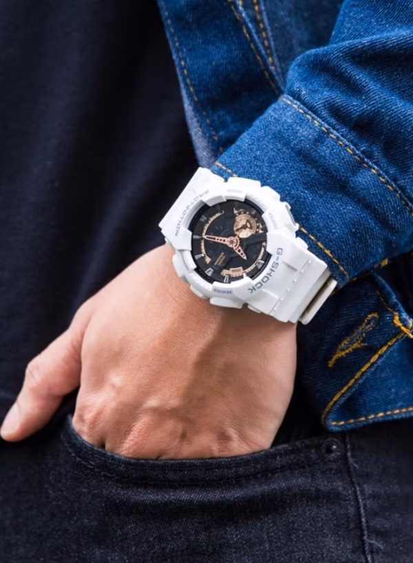 G-Shock GA-110RG-7A Black-white Gold Watch - Image 2