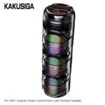 Portable Bluetooth Party Speaker with Wireless Mic & RGB Lights - Image 2