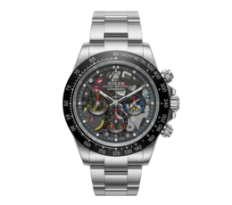 Rolex Automatic Skeleton Dial with Carbon Fiber Bezel
