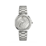 Versace Signature Sleek Stainless Steel Timepiece