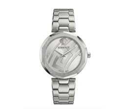 Versace Signature Sleek Stainless Steel Timepiece