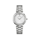 Versace Signature Sleek Stainless Steel Timepiece