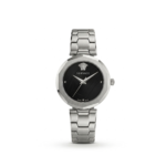 Versace Signature Sleek Stainless Steel Timepiece