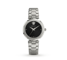 Versace Signature Sleek Stainless Steel Timepiece