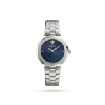 Versace Signature Sleek Stainless Steel Timepiece