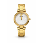Versace Signature Sleek Stainless Steel Timepiece