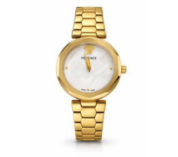 Versace Signature Sleek Stainless Steel Timepiece
