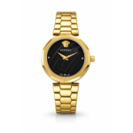 Versace Signature Sleek Stainless Steel Timepiece