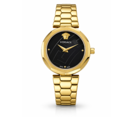 Versace Signature Sleek Stainless Steel Timepiece