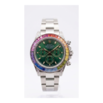 Rolex Daytona Rainbow Stainless Steel Chronograph Automatic