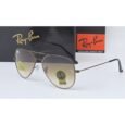 Ray-Ban Aviator Style Sunglasses (Brown Gradient Shade)