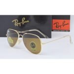 Ray-Ban Aviator Style Sunglasses (Brown Shade)