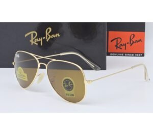 Ray-Ban Aviator Style Sunglasses (Brown Shade)