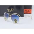 Ray-Ban Aviator Style Sunglasses (Purple Blue Shade)
