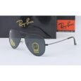 Ray-Ban Aviator Style Sunglasses (Light Black)