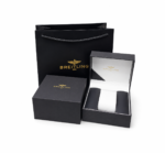 Breitling Chronograph Style Watch with Rubber Strap - Image 2