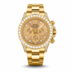 Rolex Cosmograph Daytona Premium Automatic Watch with Stone Bezel