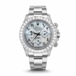 Rolex Cosmograph Daytona Premium Automatic Watch with Stone Bezel