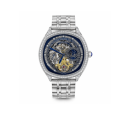 Cartier Premium Skeleton Mechanical Watch with Crystal Bezel
