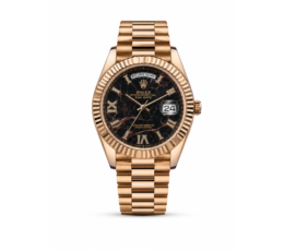 Rolex Day-Date Automatic Watch – Premium Timepiece with Unique Dial & Stone Markers