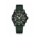 ساعة Breitling Endurance Pro كرونوغراف كوارتز خضراء بسوار مطاطي