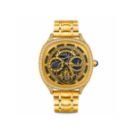 Cartier Skeleton Mechanical Watch with Crystal Bezel Automatic