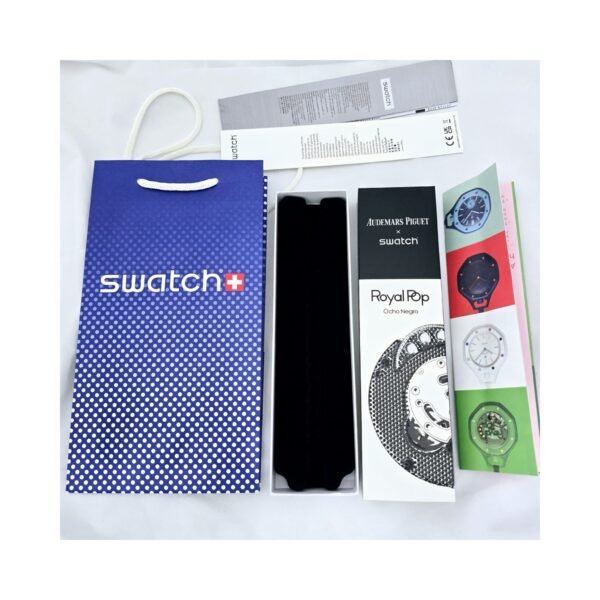 Audemars Piguet x Swatch Premium Edition Royal Oak Style Quartz Watch - Image 4