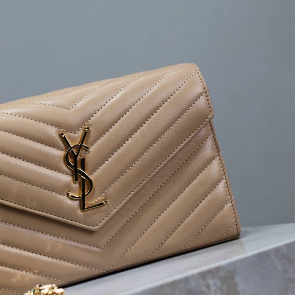YSL cassandre chain wallet in lambskin - Image 7