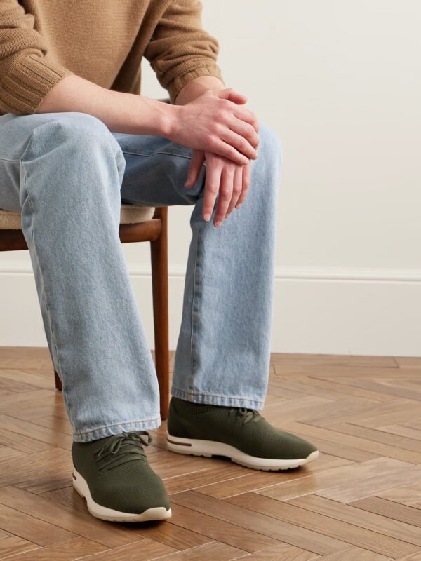 360 Flexy Walk Leather-Trimmed Wish® Wool Sneakers - Image 3