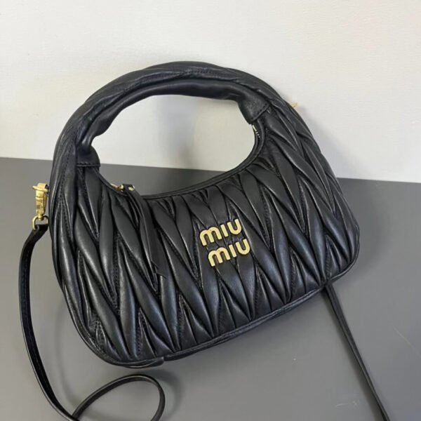 Wander Matelassé Nappa Hobo Underarm Bag - Image 7