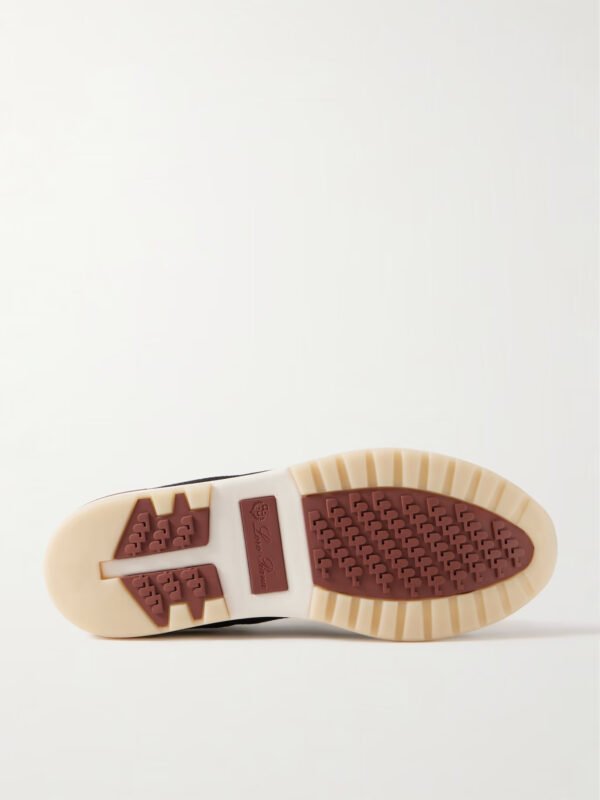 360 Flexy Walk Leather-Trimmed Knitted Wish® Wool Sneakers - Image 6