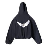 YZY GAP Hoodies Washed black - Image 3