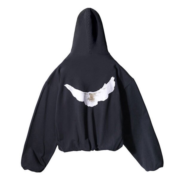 YZY GAP Hoodies Washed black - Image 3