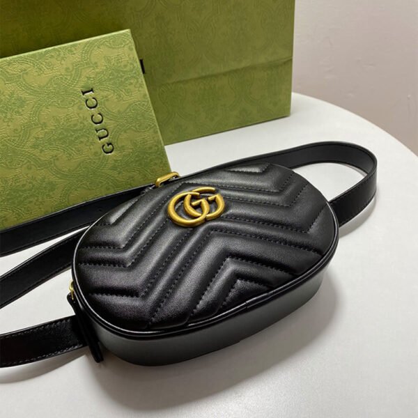 GG Marmont Quilted Leather Belt Bag - Image 3
