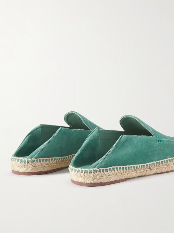 Seaside Walk Collapsible-Heel Suede Espadrilles - Image 6