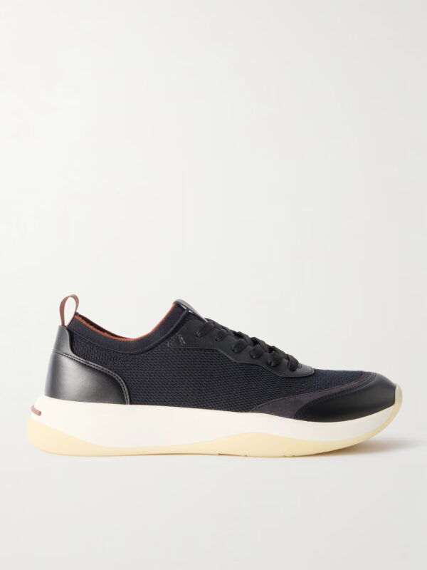 410 LP Walk Leather-Trimmed Wish® Wool Sneakers - Image 2