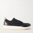 410 LP Walk Leather-Trimmed Wish® Wool Sneakers