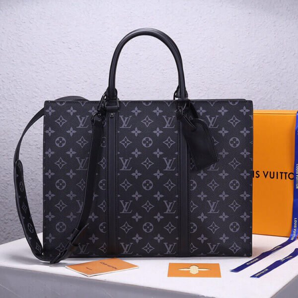 LV Sac Plat Horizontal Zippe - Image 3