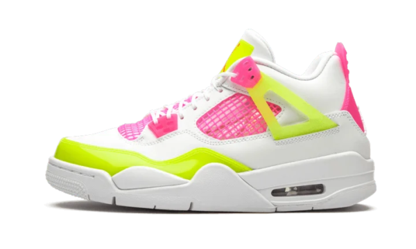 ⁦حذاء Air Jordan أبيض Lemon Pink⁩ - الصورة ⁦2⁩