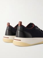410 LP Walk Leather-Trimmed Wish® Wool Sneakers - Image 8