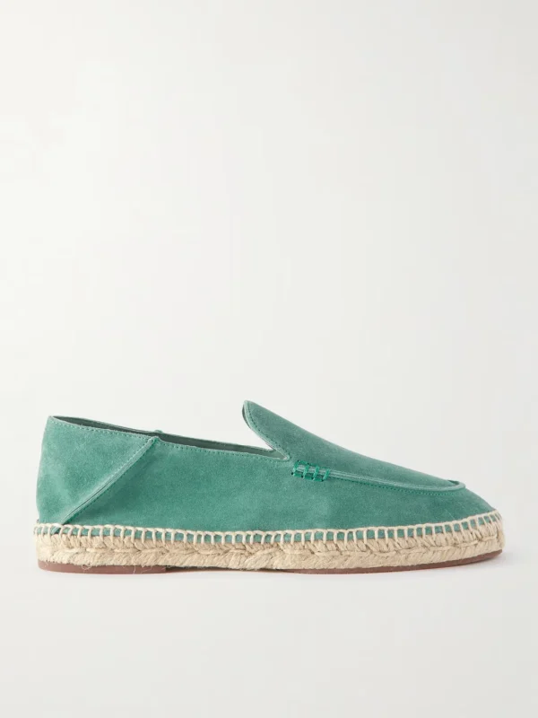 Seaside Walk Collapsible-Heel Suede Espadrilles - Image 2